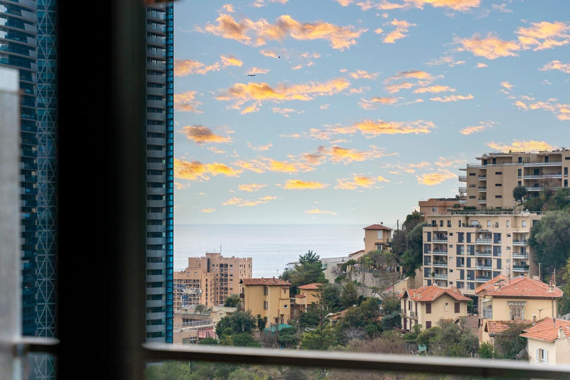 Апартаменты 5mn Monaco - Vue mer - Parking - Piscine - BB Босолей Экстерьер фото