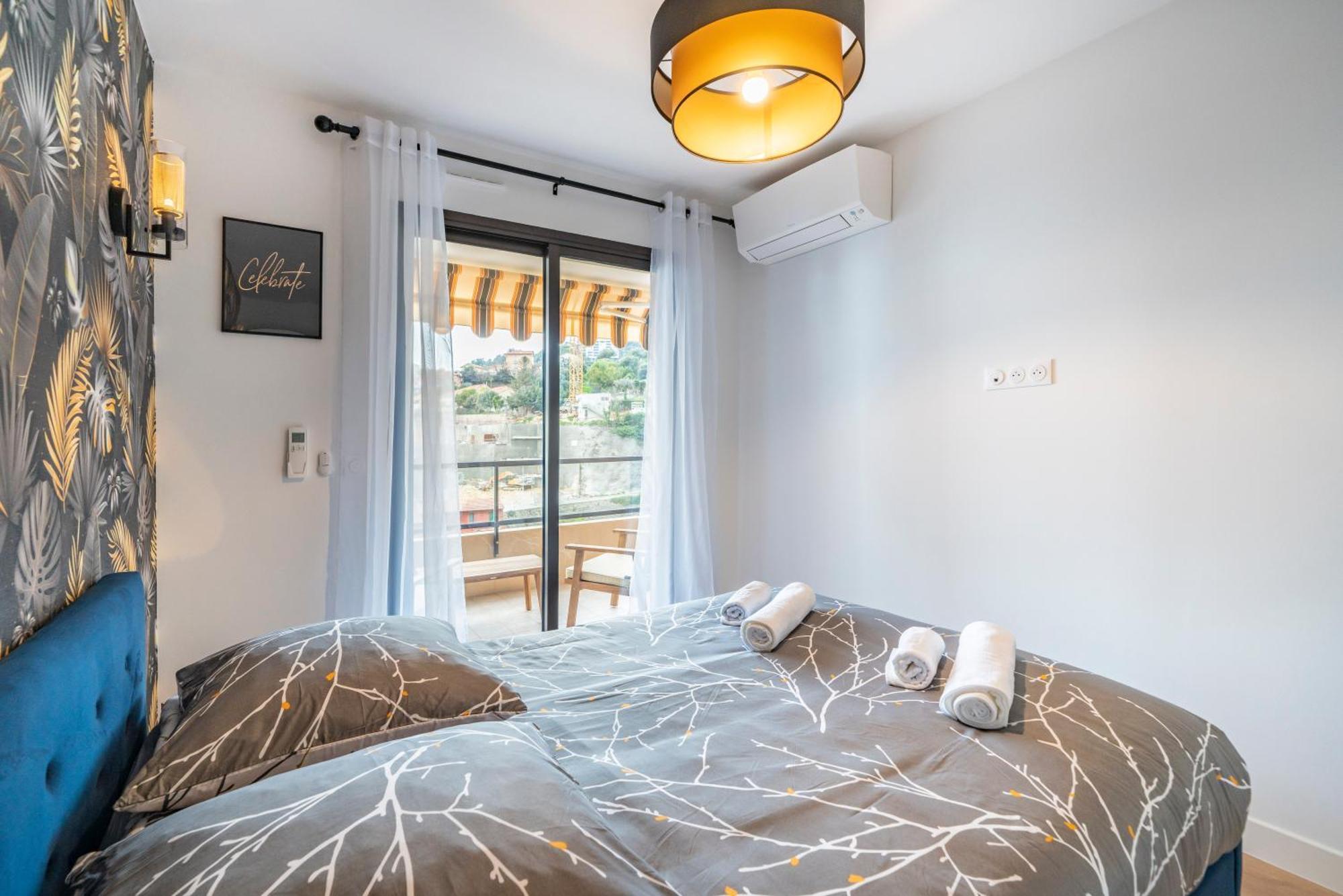 Апартаменты 5mn Monaco - Vue mer - Parking - Piscine - BB Босолей Экстерьер фото