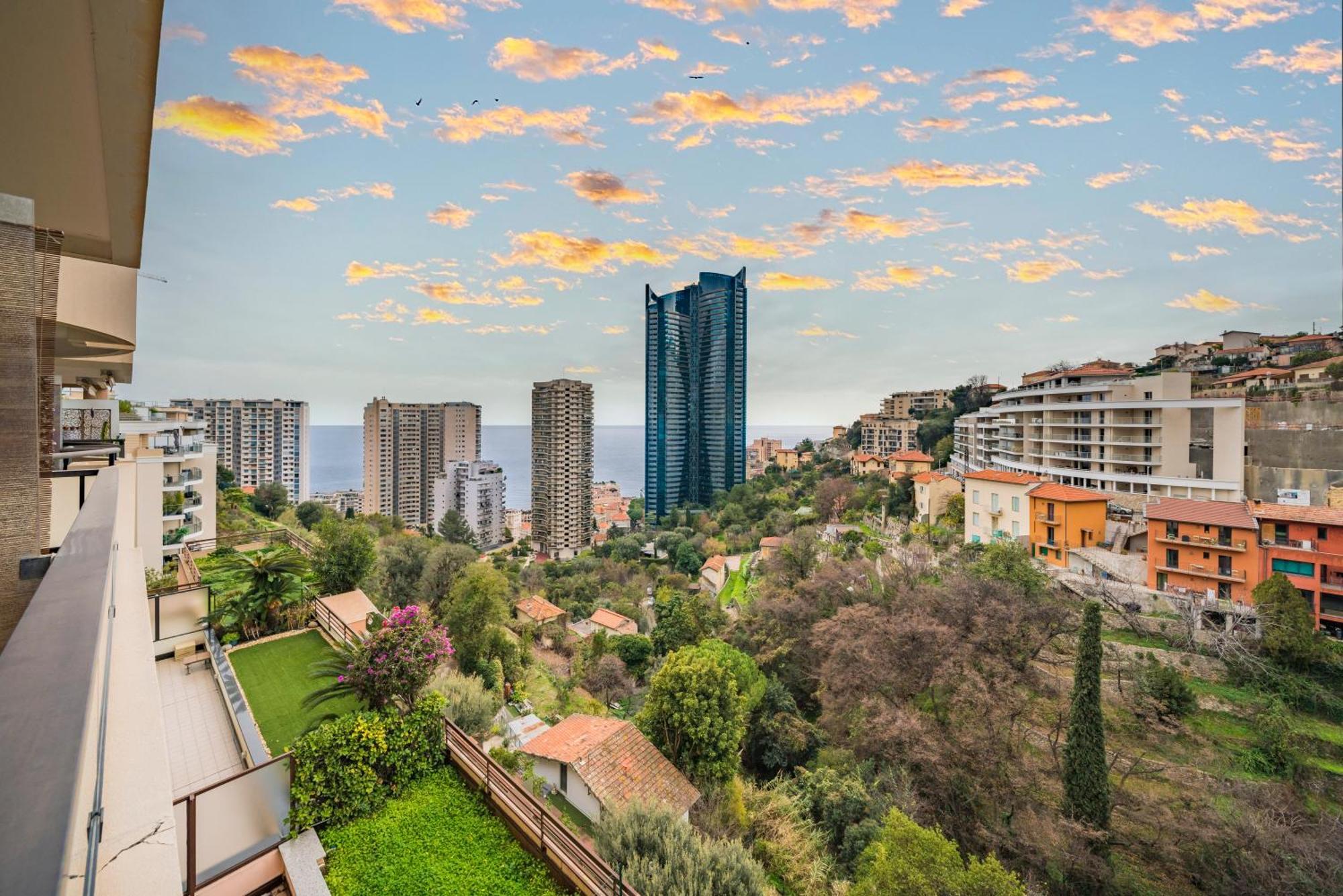 Апартаменты 5mn Monaco - Vue mer - Parking - Piscine - BB Босолей Экстерьер фото