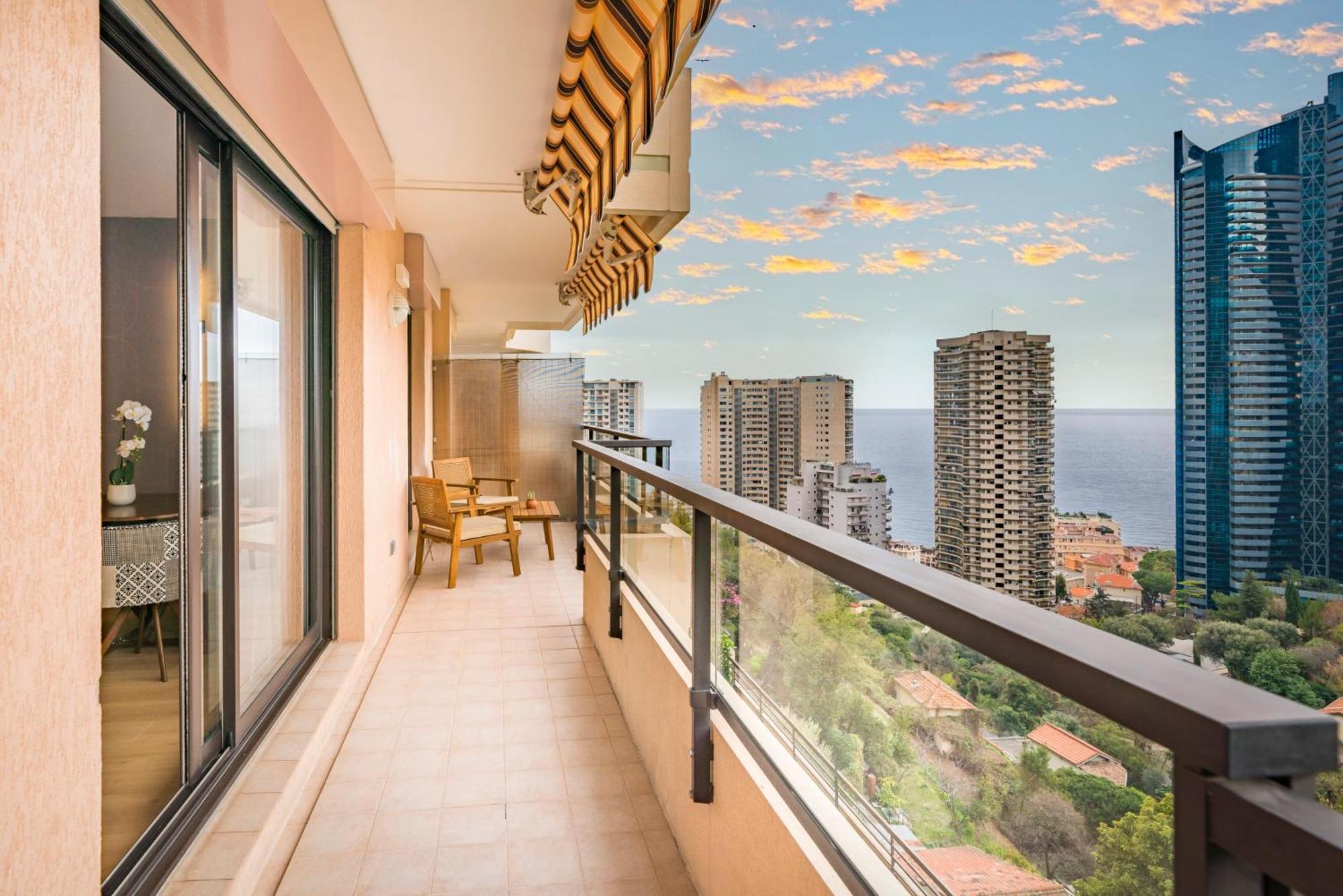 Апартаменты 5mn Monaco - Vue mer - Parking - Piscine - BB Босолей Экстерьер фото