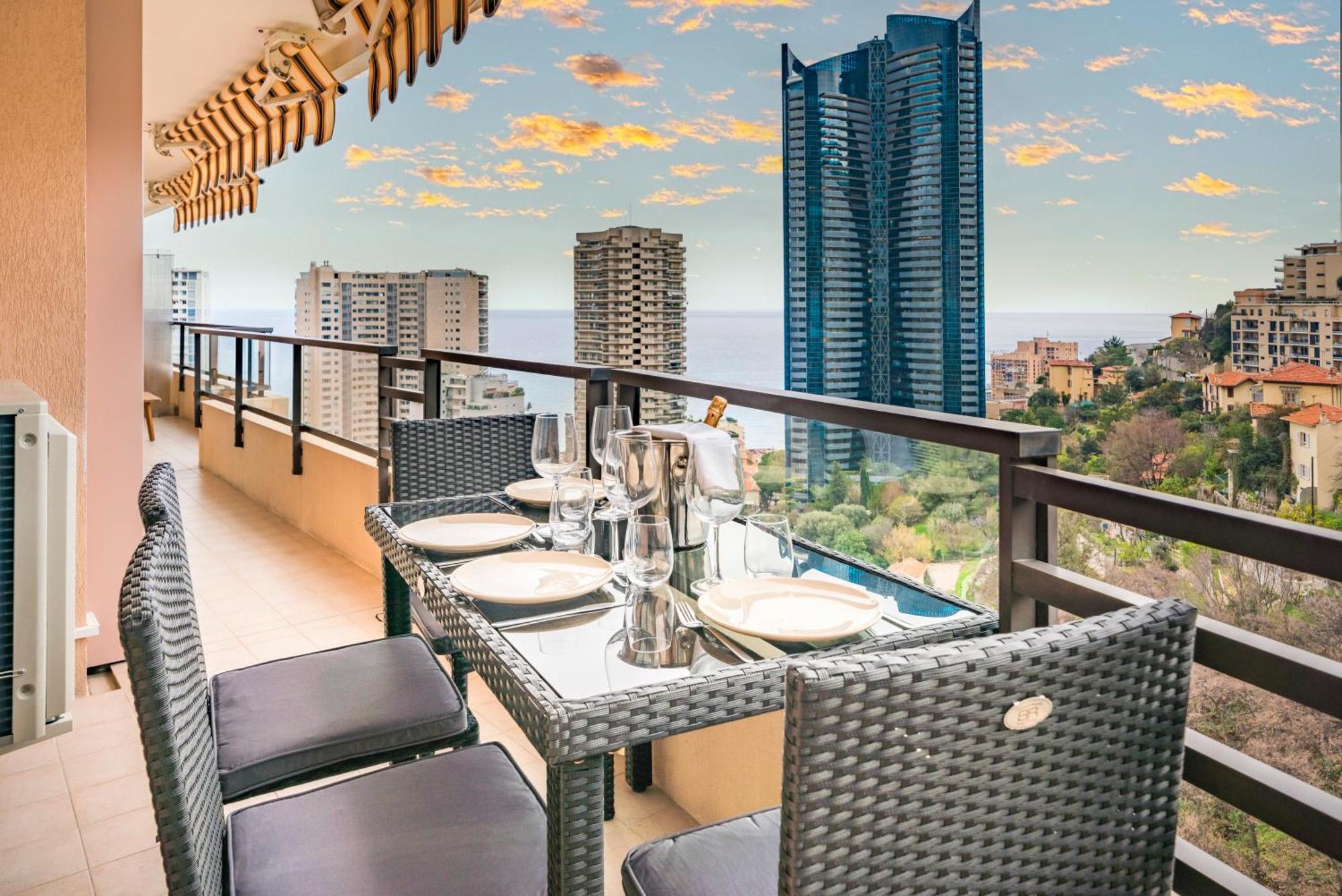 Апартаменты 5mn Monaco - Vue mer - Parking - Piscine - BB Босолей Экстерьер фото