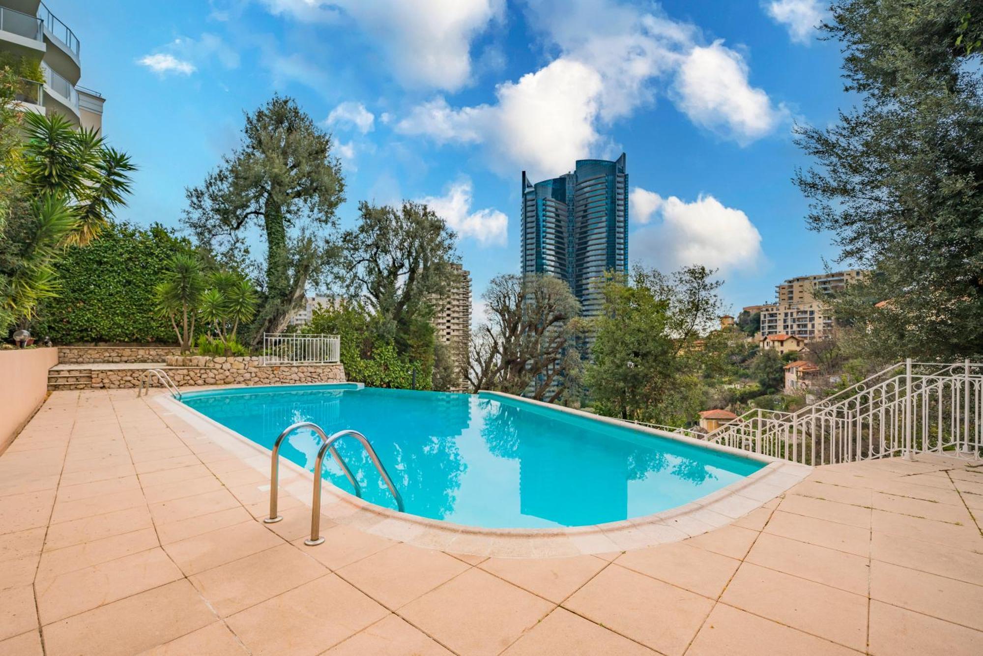 Апартаменты 5mn Monaco - Vue mer - Parking - Piscine - BB Босолей Экстерьер фото
