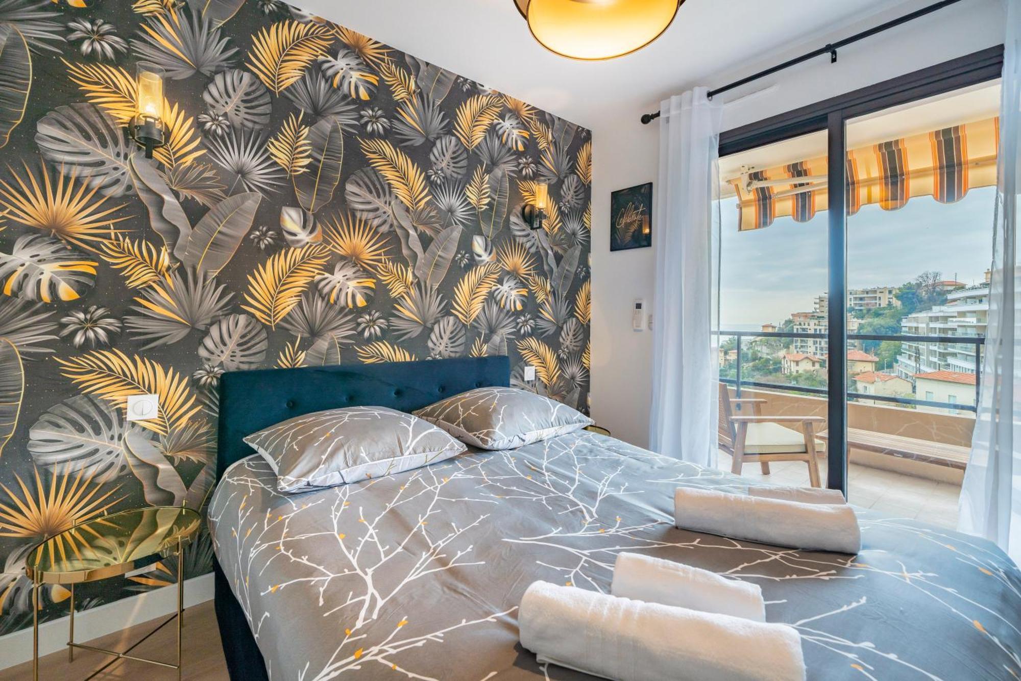 Апартаменты 5mn Monaco - Vue mer - Parking - Piscine - BB Босолей Экстерьер фото